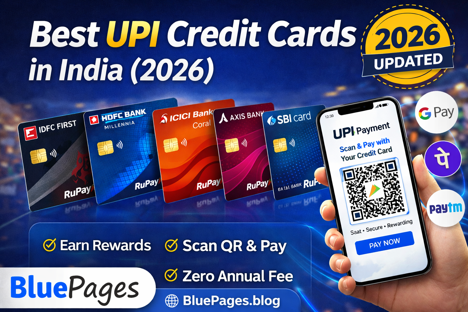 Best UPI Credit Cards in India (2026) | BluePages