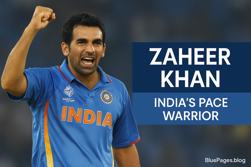 🏏 Zaheer Khan – Biography of India’s Left-Arm Pace Legend | BluePages