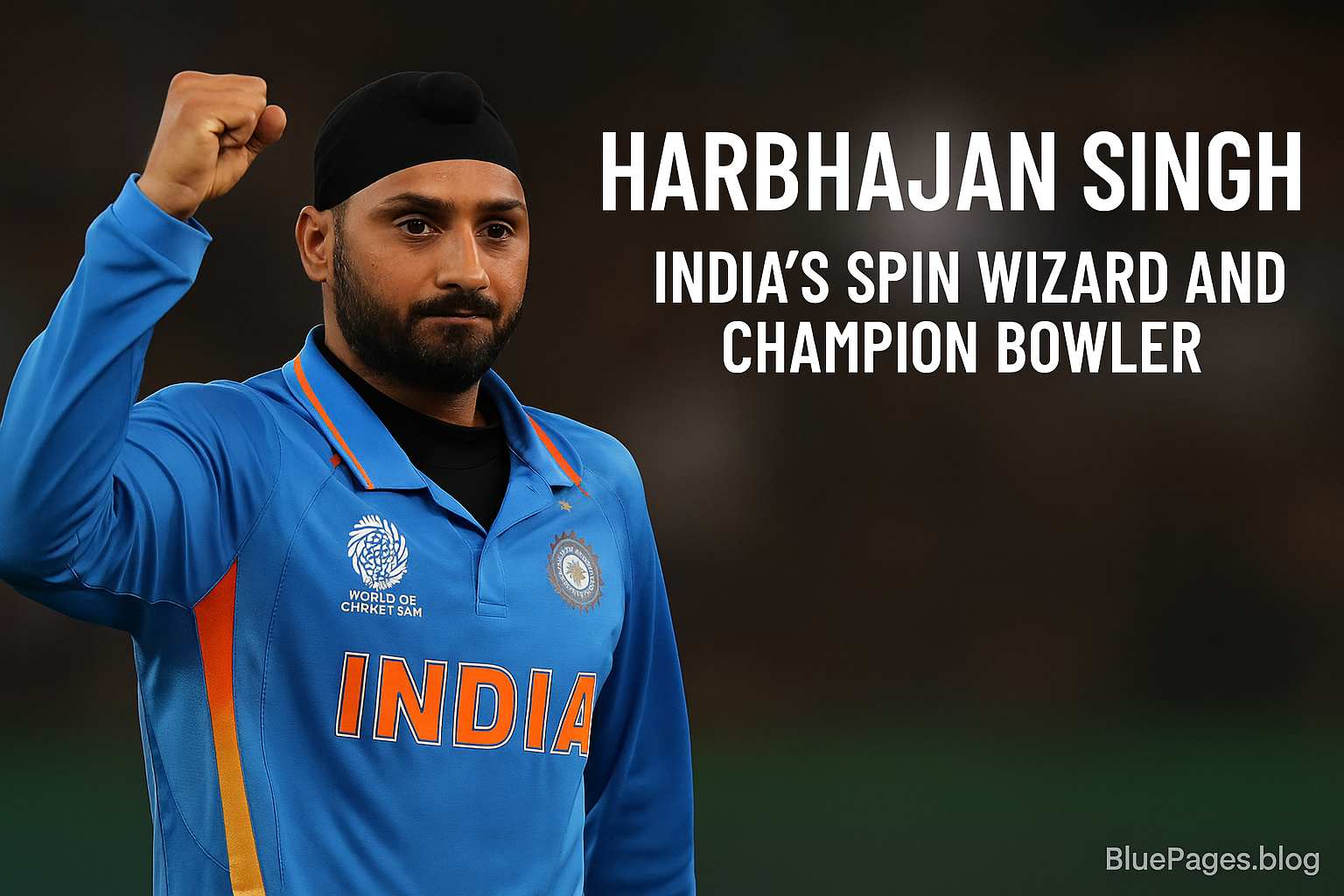 🏏 Harbhajan Singh – Biography of India’s Spin Wizard and Champion Bowler | BluePages