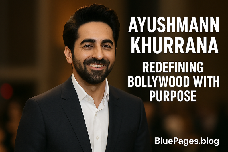 Ayushmann Khurrana: Redefining Bollywood with Purpose – BluePages