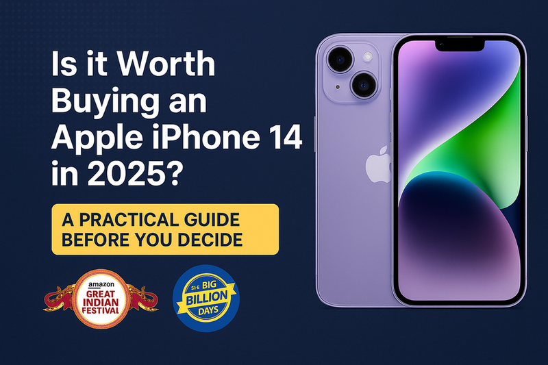 Is it Worth Buying an Apple iPhone 14 in 2025? A Practical Guide Before You Decide | BBD & Amazon Sale | BluePages