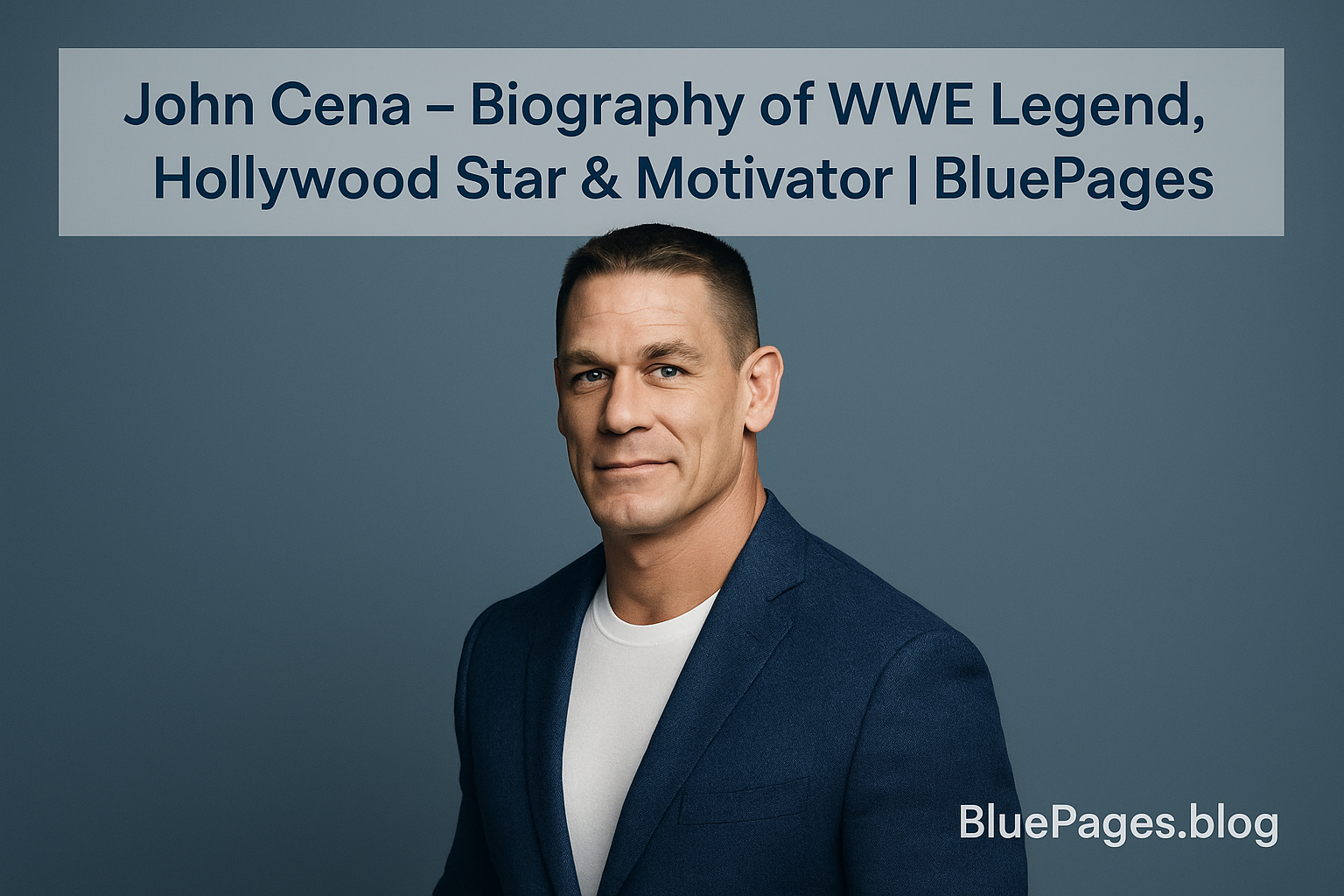 John Cena – Biography of WWE Legend, Hollywood Star & Motivator | BluePages