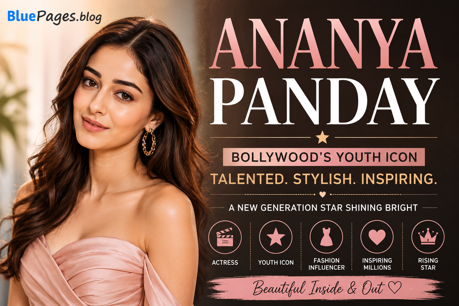 Ananya Panday – Biography of Bollywood’s Youth Fashion & Rising Star | BluePages